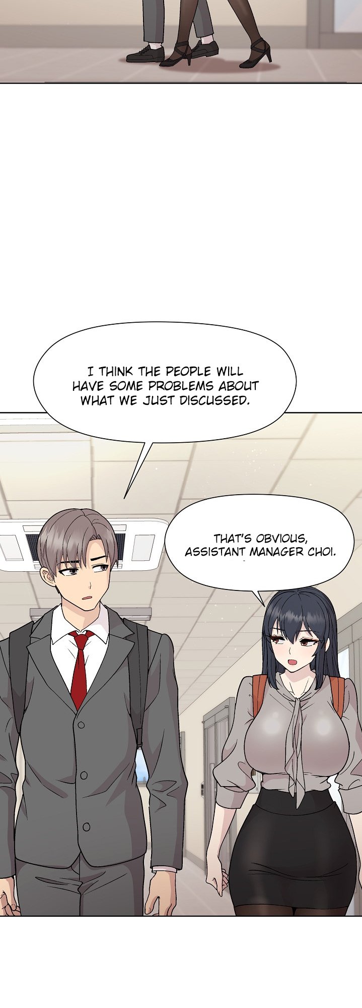 Playing a game with my Busty Manager Chapter 23 - Page 8